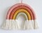 Rainbow Wall Hanging, Macrame Woven Rainbow Wall Decor, Baby Room Decor, Nursery Gift (Sunrise, 7x7x0.78in)